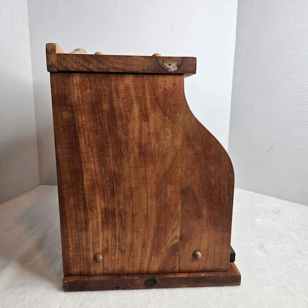 Vintage Handmade Bread Box With Cutting Board